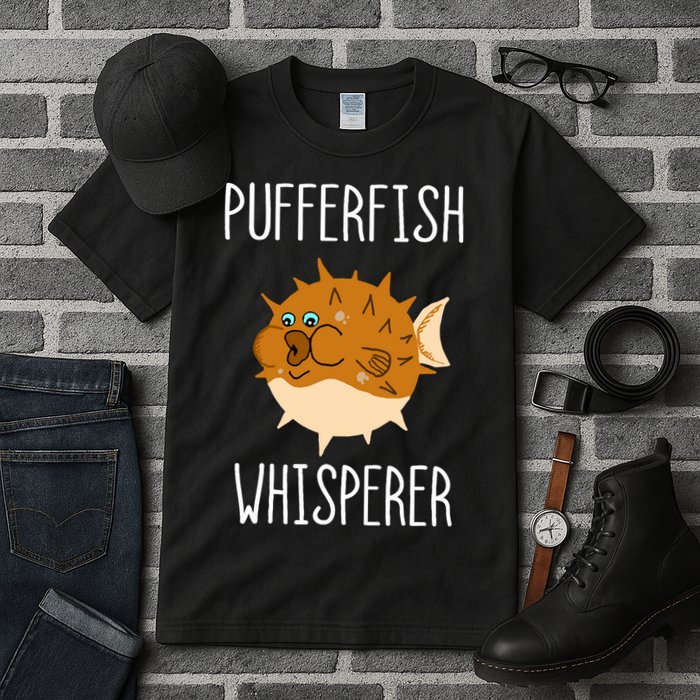 Puffer Fish Whisperer Buffer Fish Whisperer Ocean Fugo Fish Tall T-Shirt