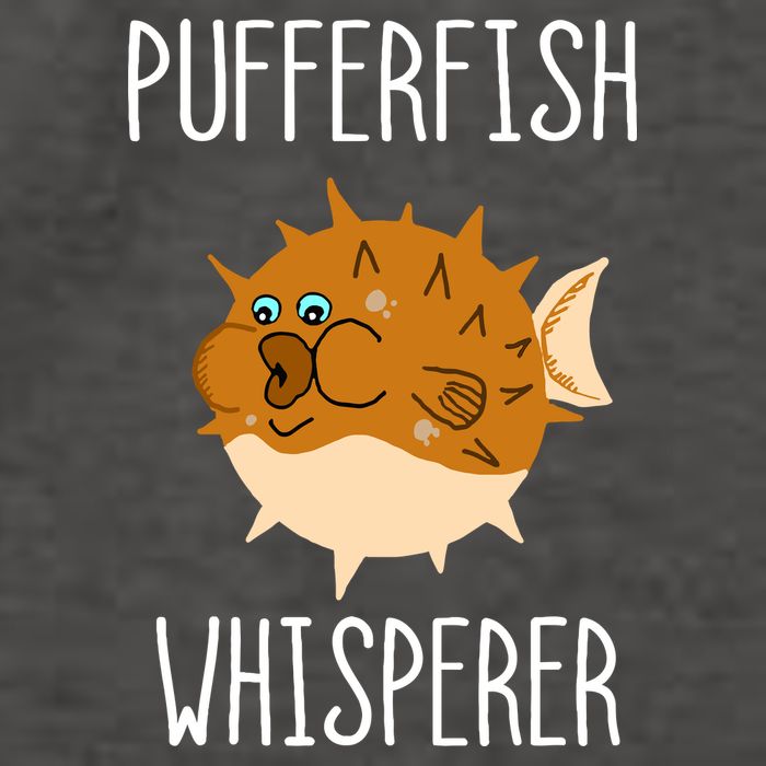 Puffer Fish Whisperer Buffer Fish Whisperer Ocean Fugo Fish Vector Backpack