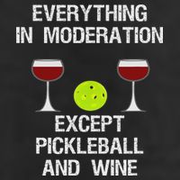 Pickleball Funny Wine 25L Jumbo Tote