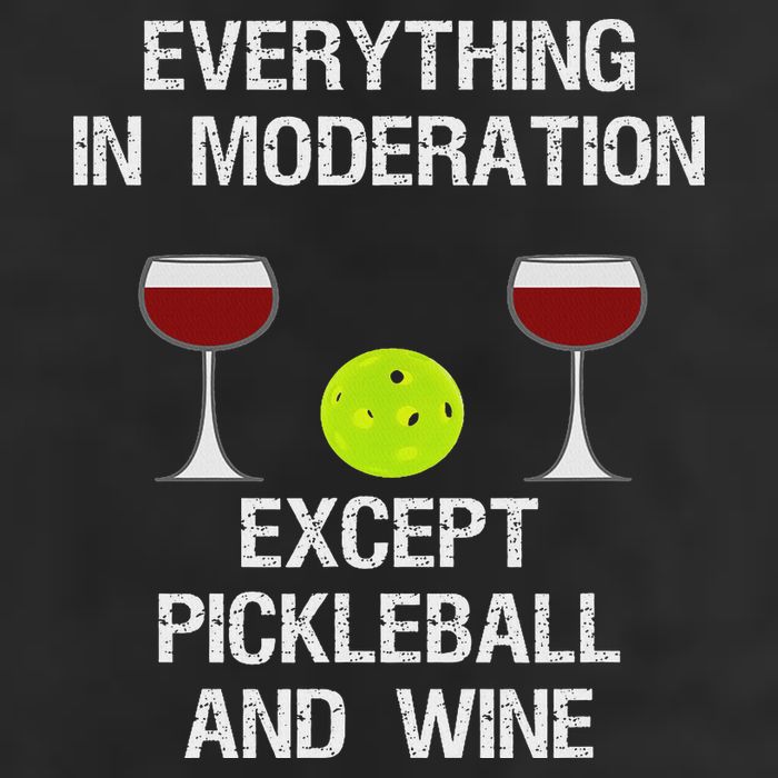 Pickleball Funny Wine 25L Jumbo Tote