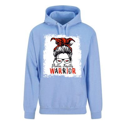 Plantar Fasciitis Warrior Mom Cute Gift Messy Bun Awareness Gift Unisex Surf Hoodie