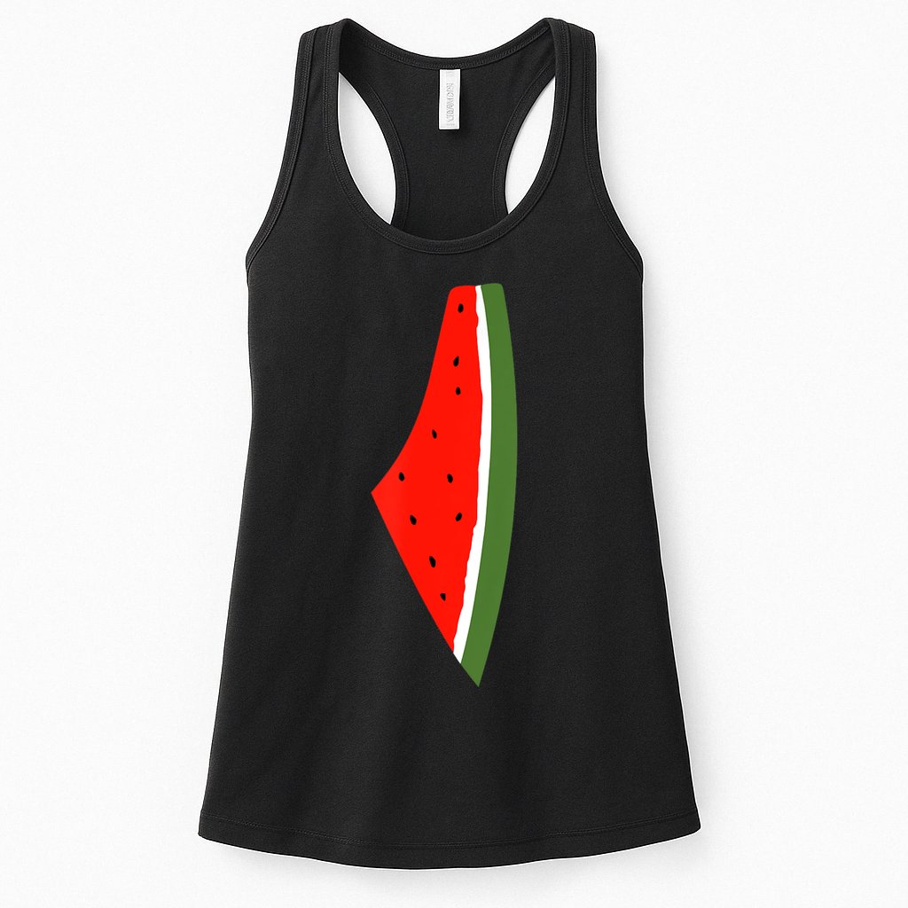 Palestine Freedom Watermelon Womens Tank Top
