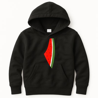 Palestine Freedom Watermelon Kids Hoodie
