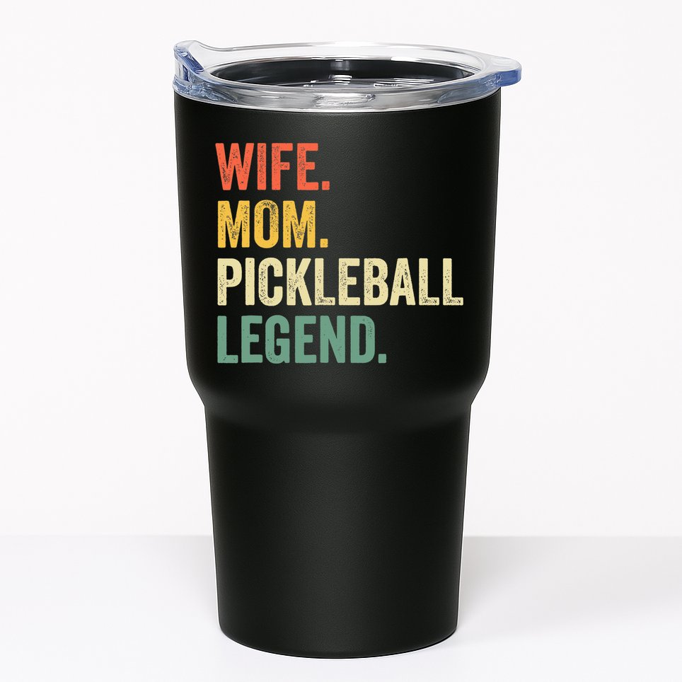 Pickleball Funny Wife Mom Legend Vintage Mother's Day Tumbler