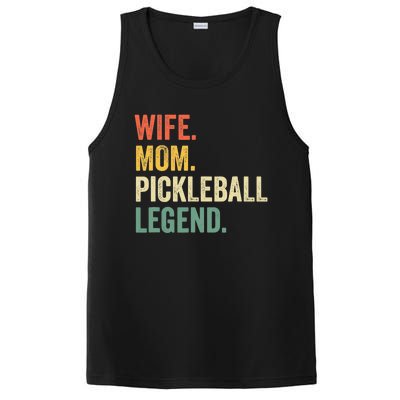 Pickleball Funny Wife Mom Legend Vintage Mother's Day PosiCharge Competitor Tank