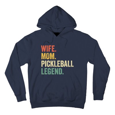 Pickleball Funny Wife Mom Legend Vintage Mother's Day Hoodie