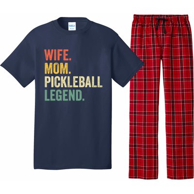 Pickleball Funny Wife Mom Legend Vintage Mother's Day Pajama Set