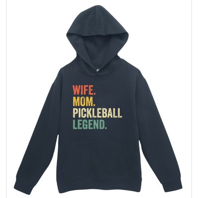 Pickleball Funny Wife Mom Legend Vintage Mother's Day Urban Pullover Hoodie