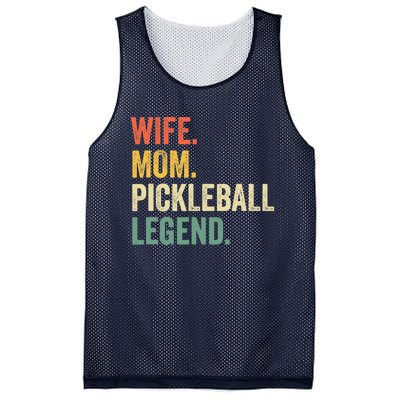 Pickleball Funny Wife Mom Legend Vintage Mother's Day Mesh Reversible Basketball Jersey Tank