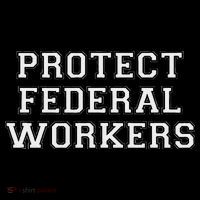 Protect Federal Workers Defend Public Service And Democracy Drawstring Bag