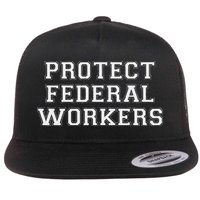 Protect Federal Workers Defend Public Service And Democracy Flatbill Hat