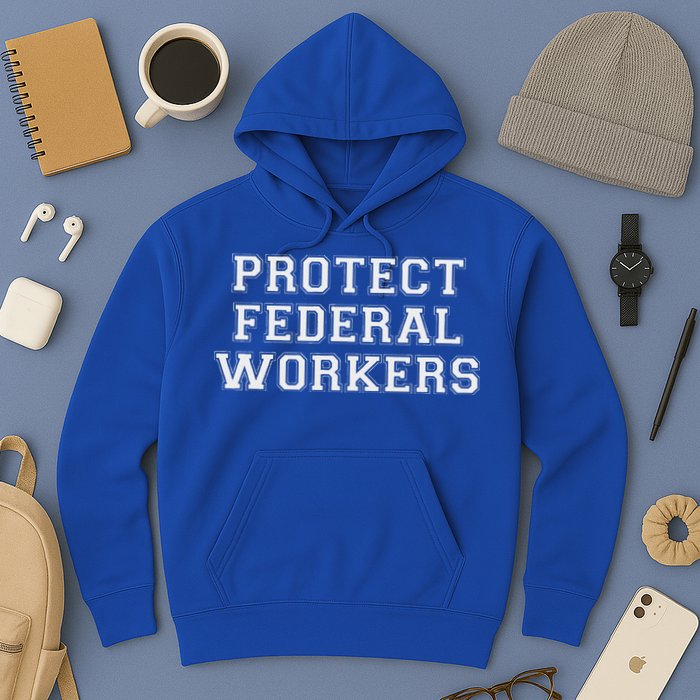 Protect Federal Workers Defend Public Service And Democracy Hoodie