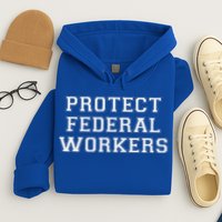 Protect Federal Workers Defend Public Service And Democracy Hoodie