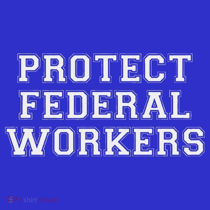 Protect Federal Workers Defend Public Service And Democracy Women's V-Neck T-Shirt