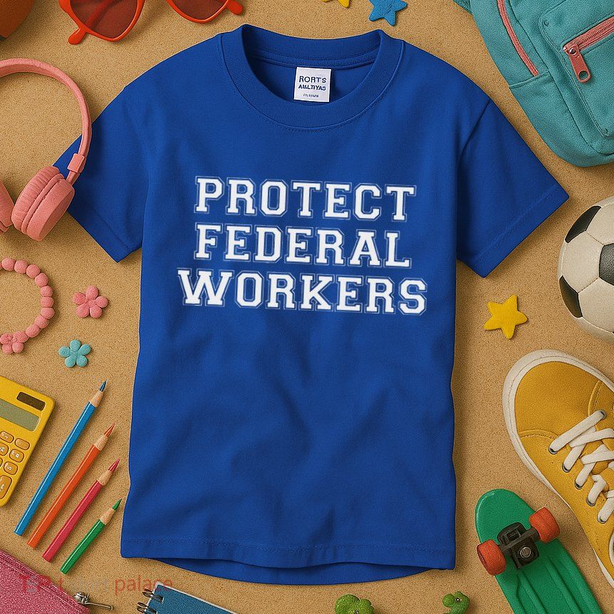 Protect Federal Workers Defend Public Service And Democracy Kids T-Shirt