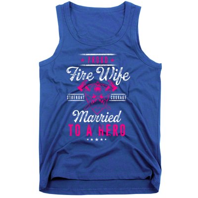 Proud Firefighter Wife Cool Gift Tank Top