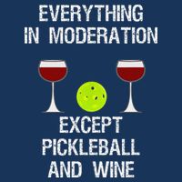Pickleball Funny Wine 7 Panel Mesh Trucker Snapback Hat