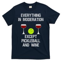 Pickleball Funny Wine T-Shirt