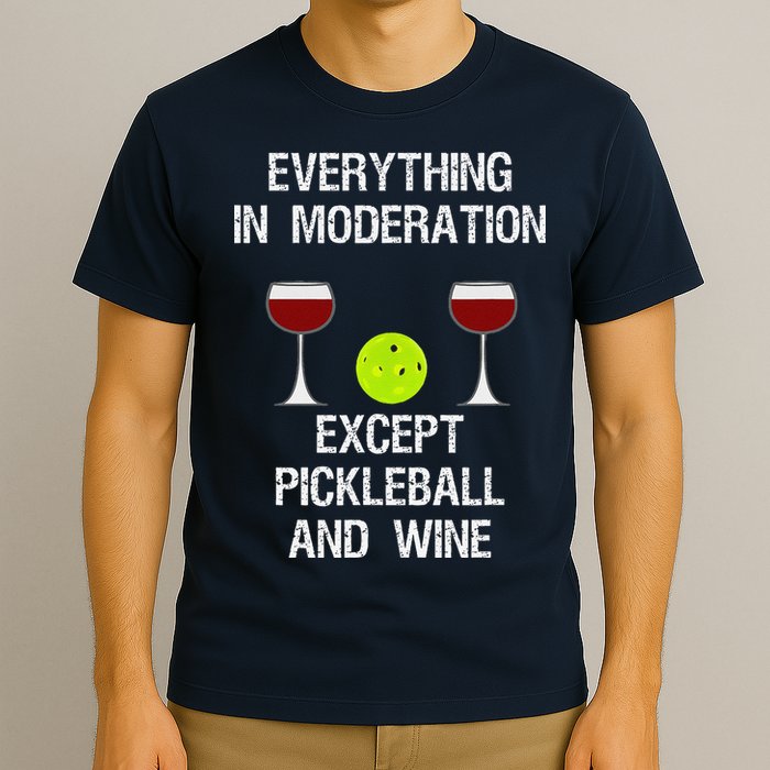 Pickleball Funny Wine T-Shirt