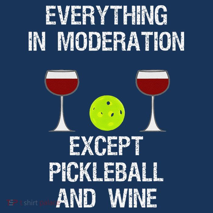 Pickleball Funny Wine Button