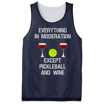 Pickleball Funny Wine Mesh Reversible Basketball Jersey Tank