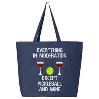 Pickleball Funny Wine 25L Jumbo Tote