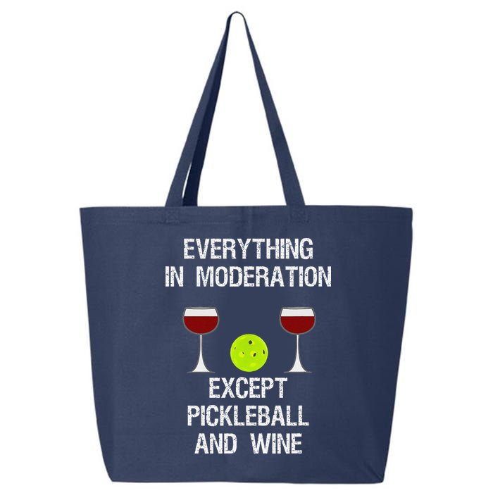 Pickleball Funny Wine 25L Jumbo Tote