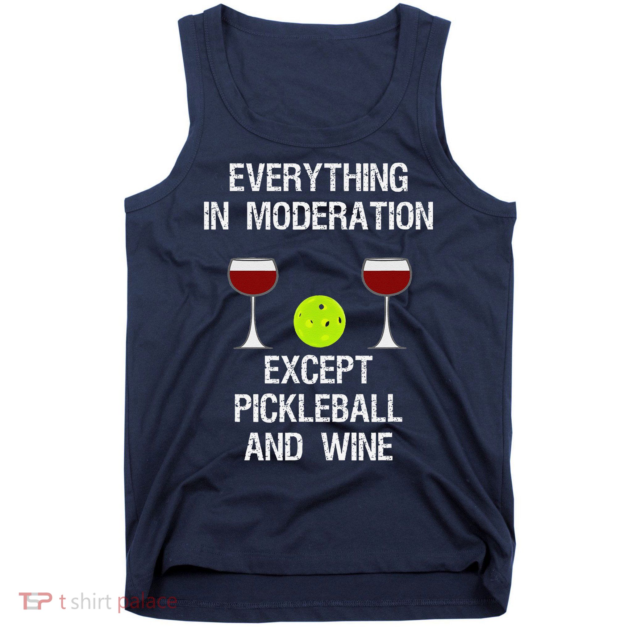Pickleball Funny Wine Tank Top