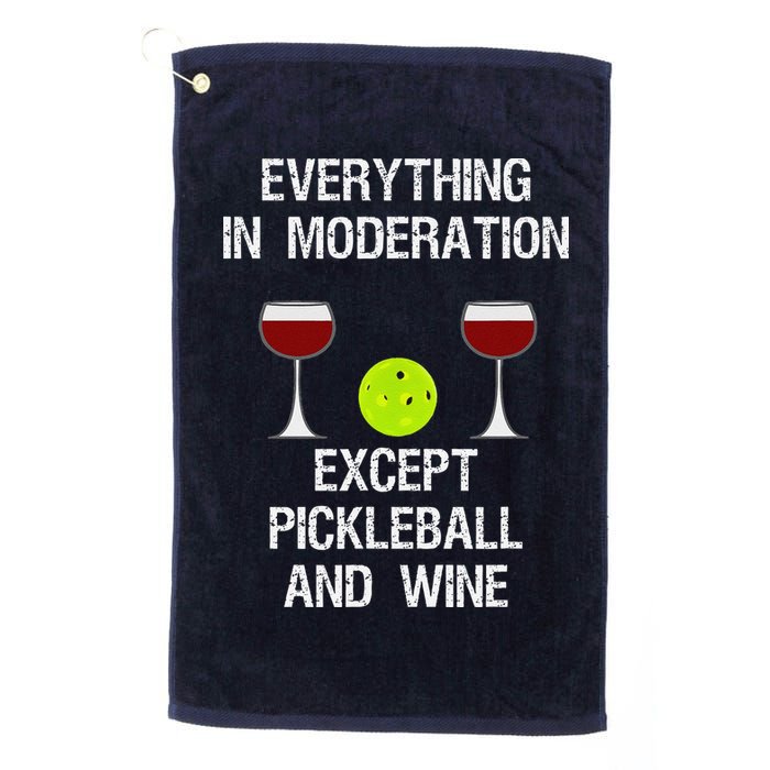 Pickleball Funny Wine Golf Towel