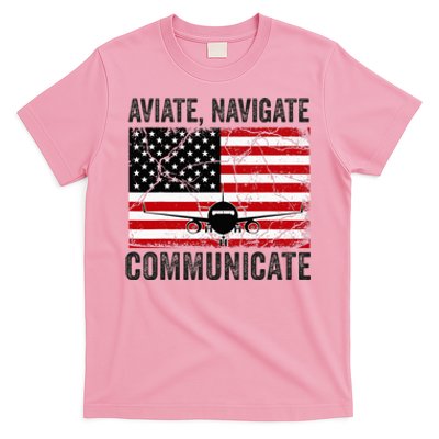 Pilot For Wo Airplane Aviation Pilots Plane Captain T-Shirt