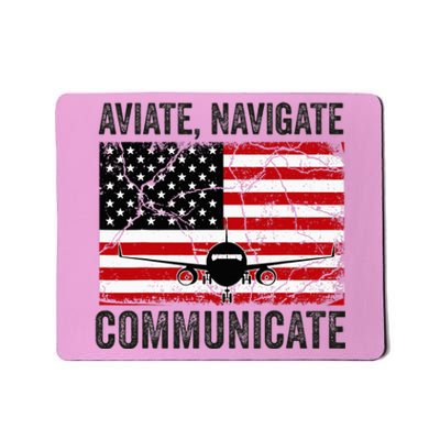 Pilot For Wo Airplane Aviation Pilots Plane Captain Mousepad