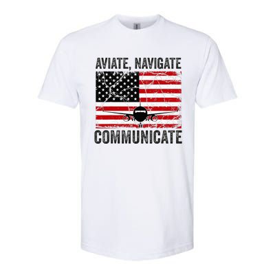 Pilot For Wo Airplane Aviation Pilots Plane Captain Softstyle CVC T-Shirt