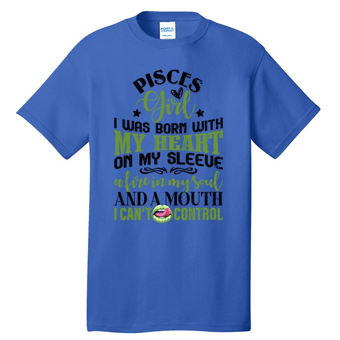 Pisces Funny Zodiac Sign Graphic Great Gift Tall T-Shirt