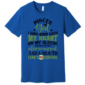 Pisces Funny Zodiac Sign Graphic Great Gift Premium T-Shirt