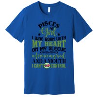 Pisces Funny Zodiac Sign Graphic Great Gift Premium T-Shirt