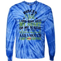 Pisces Funny Zodiac Sign Graphic Great Gift Tie-Dye Long Sleeve Shirt