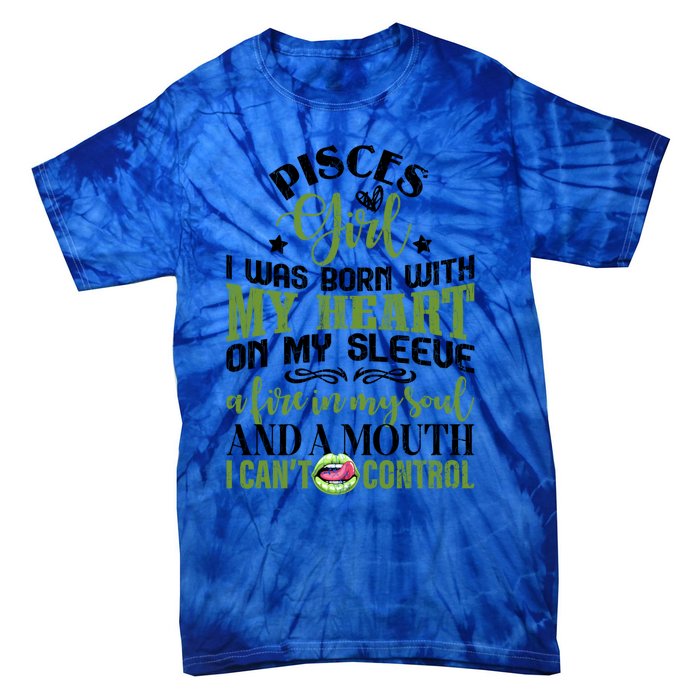 Pisces Funny Zodiac Sign Graphic Great Gift Tie-Dye T-Shirt