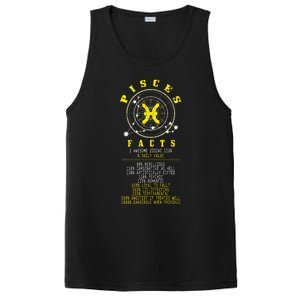 Pisces Facts Zodiac Sign Birthday Horoscope Astrology Funny Gift PosiCharge Competitor Tank