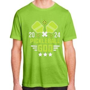 Pickleball God 2024 Funny Adult ChromaSoft Performance T-Shirt