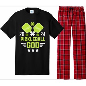 Pickleball God 2024 Funny Pajama Set