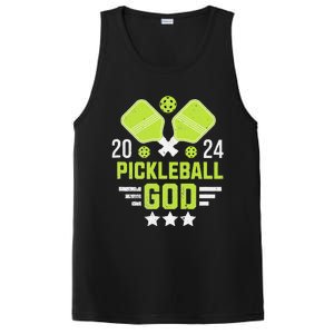 Pickleball God 2024 Funny PosiCharge Competitor Tank