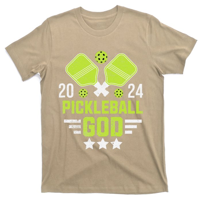 Pickleball God 2024 Funny T-Shirt