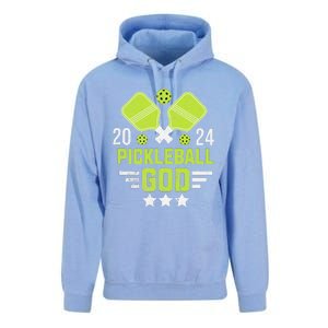 Pickleball God 2024 Funny Unisex Surf Hoodie