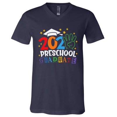 Preschool Graduate 2024 Proud Family Senior Graduation Day V-Neck T-Shirt