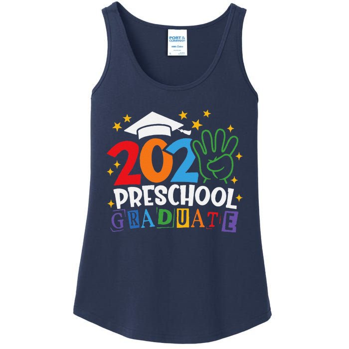 Preschool Graduate 2024 Proud Family Senior Graduation Day Ladies Essential Tank