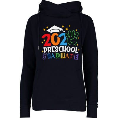 Preschool Graduate 2024 Proud Family Senior Graduation Day Womens Funnel Neck Pullover Hood