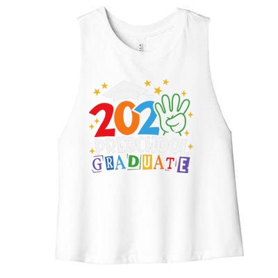 Preschool Graduate 2024 Proud Family Senior Graduation Day Women's Racerback Cropped Tank