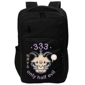 Pastel Goth 333 Only Half Evil Kawaii Baphomet Impact Tech Backpack