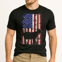 Patriotic Goat 4th of July American Flag Performance Shirt