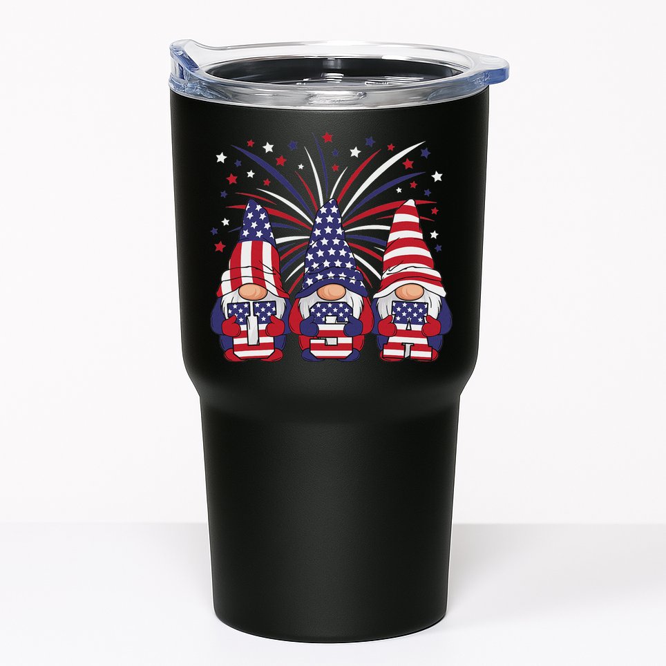Patriotic Gnomes 4th Of July Usa Women Tumbler